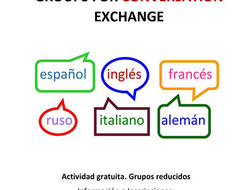 Grupos para intercambio de conversación en español y otros idiomas en Martos