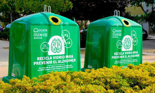 Pinto asume el reto de reciclaje de Ecovidrio para apoyar a los pacientes de Alzheimer