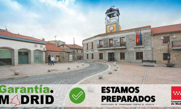 Moralzarzal primer Ayuntamiento que recibe el Identificativo Garantía Madrid de protección frente al COVID-19