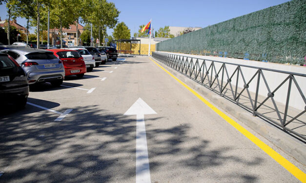 Finalizan las obras del aparcamiento del CEIP Teresa Berganza