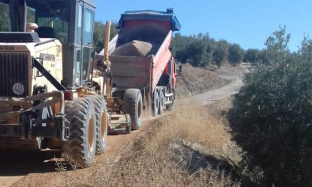 El Ayuntamiento de Martos ha intervenido en lo que va de año en el arreglo y mantenimiento en cerca de 90 kilómetros de caminos rurales