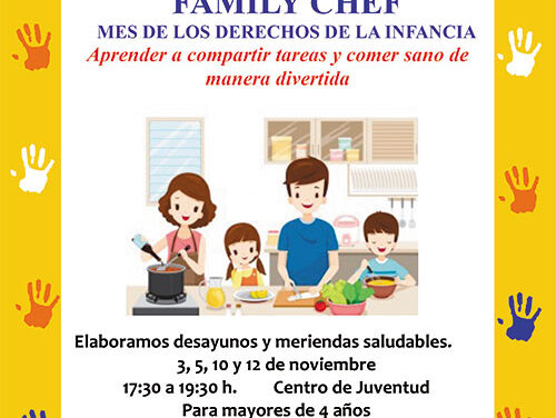 ‘Family Chef’, un taller infantil para aprender a compartir tareas y comer sano de forma divertida