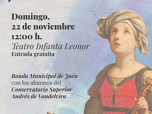 El Ayuntamiento de Jaén celebra el Día de Santa Cecilia con un concierto de la Banda Municipal y alumnos del Conservatorio Superior Andrés de Vandelvira