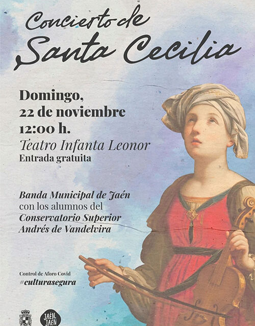 El Ayuntamiento de Jaén celebra el Día de Santa Cecilia con un concierto de la Banda Municipal y alumnos del Conservatorio Superior Andrés de Vandelvira