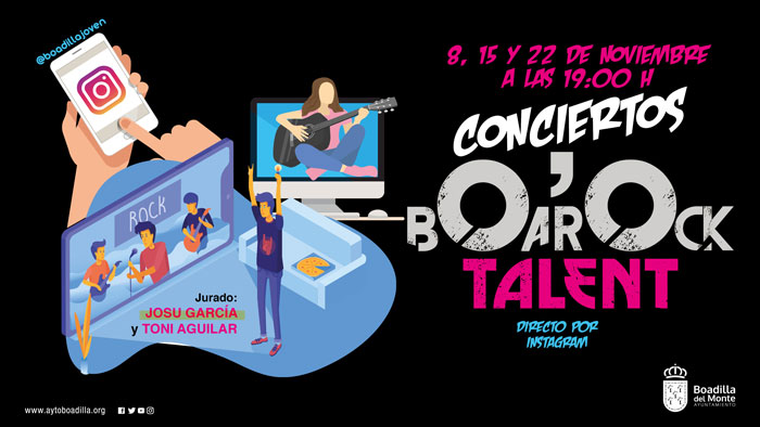 La Concejalía de Juventud emitirá en Instagram su tradicional concurso musical BoarockTalent