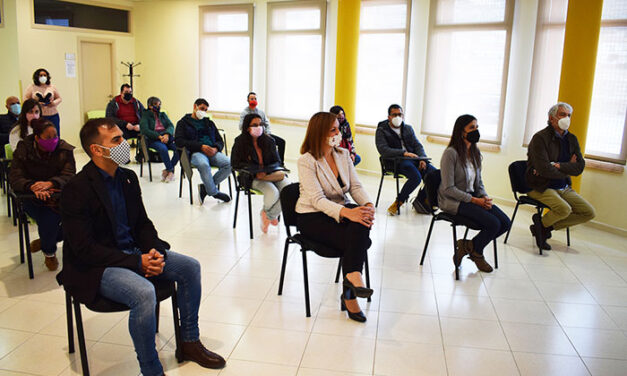 Amiab y Fundación Fuente Agria abren expectativas laborales en jardinería a ocho jóvenes con discapacidad