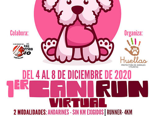 Abierta la inscripción para participar en la I Canirun Virtual