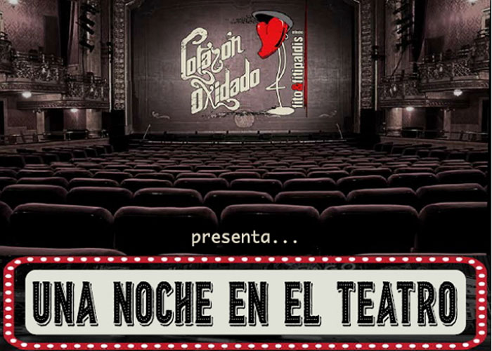 Valdepeñas acogerá el viernes 30 lo nuevo de Corazón Oxidado, ‘Una noche en el teatro’