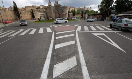 La mejora de la señalización de las vías urbanas de la ciudad llega al paseo de Recaredo y al entorno de la Puerta de Bisagra