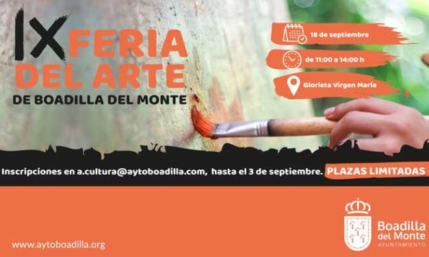 Abierto el plazo de inscripción para participar como expositores en la IX Feria del Arte de Boadilla