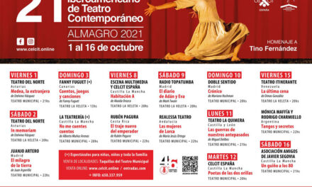La presencialidad vuelve al 21º Festival Iberoamericano de Teatro Contemporáneo de Almagro, que ofrece 15 representaciones del 1 al 16 de octubre