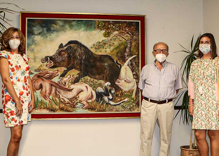 El arte pictórico de Isaac Pérez Infante reabre las puertas de las salas de exposiciones en la ‘Casa de la Marquesa’