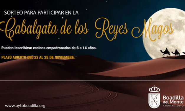 Abierto el plazo de inscripción para participar en la Cabalgata de Reyes