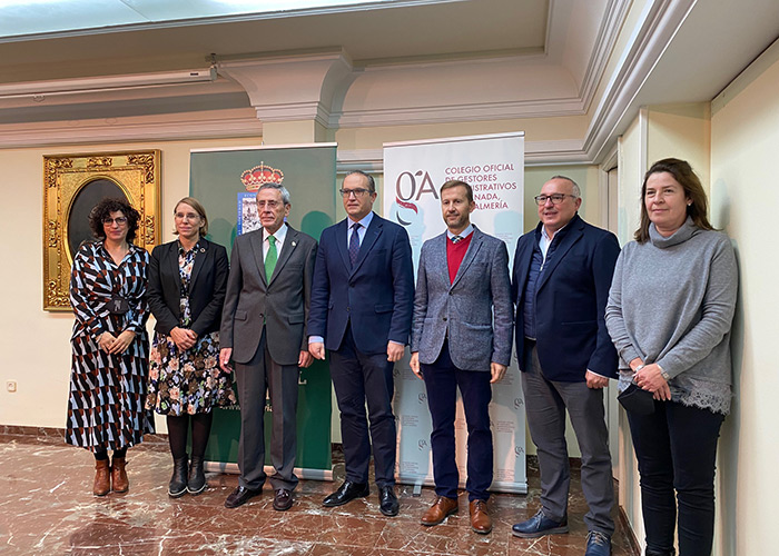 La Delegación de Jaén del Colegio Oficial de Gestores Administrativos firma el Convenio de Colaboración con la Real Sociedad Económica Amigos del País
