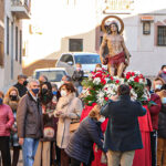 San Sebastián, abogado de las epidemias, recuperó la celebración desde su barrio almodovareño