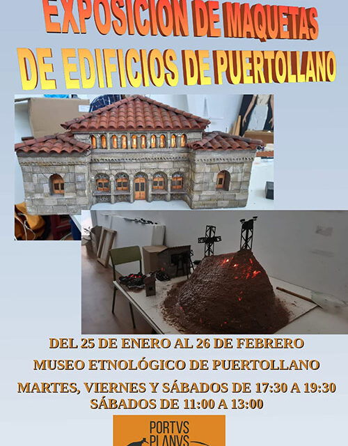 Exposición en el Museo Etnológico de maquetas de los monumentos de Puertollano