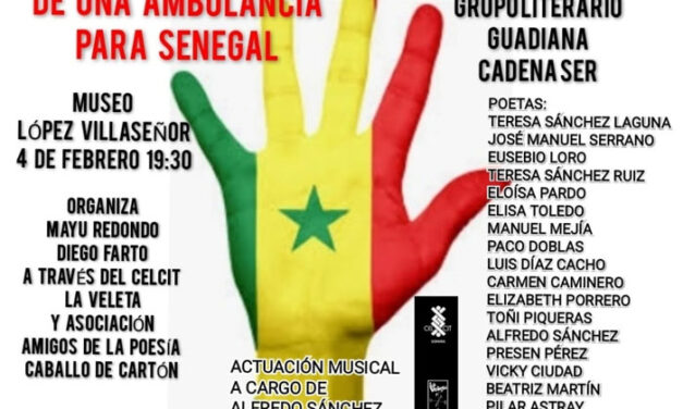 Este viernes, gran gala poética en el Villaseñor con un fin solidario