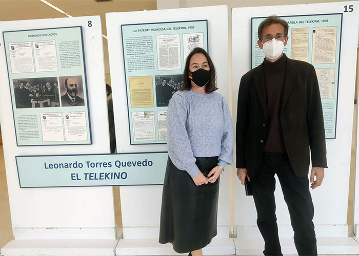 La Escuela de Ingeniería de Caminos de la UCLM inaugura una exposición de las aportaciones de Leonardo Torres Quevedo a la sociedad mundia