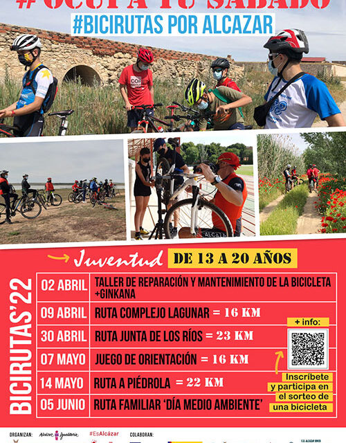 La concejalía de Juventud programa rutas en bicicleta por los espacios naturales de la localidad para jóvenes y adolescentes de 13 a 20 años