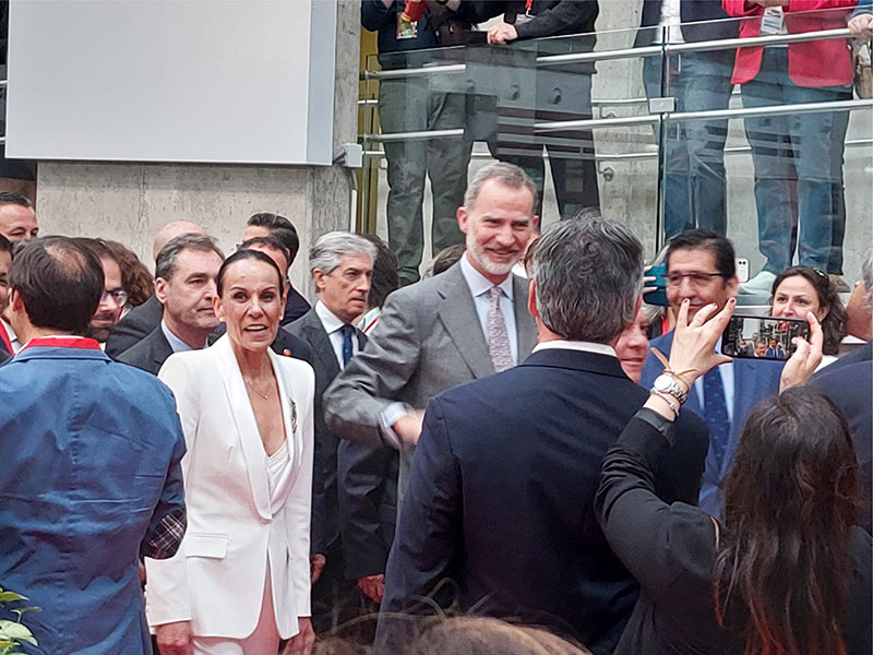 Muchísima expectación en la inauguración de FENAVIN a cargo del Rey Felipe VI