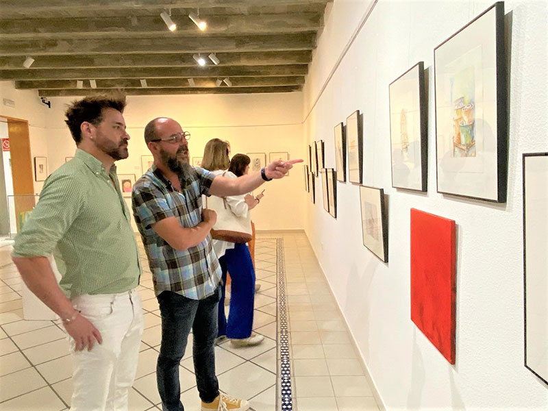 Exposición de fin de curso de las aulas de pintura, de grabado artístico y cerámica de la Casa de Cultura en el Museo Municipal