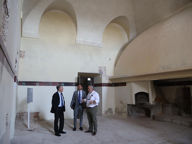 La cocina histórica, próximo paso en la restauración del Palacio del Infante D. Luis