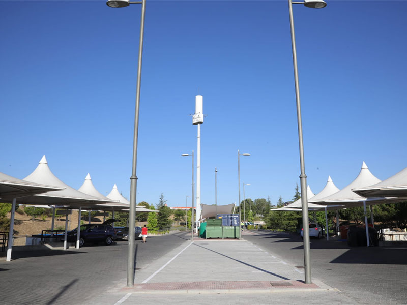 El Punto Limpio cuenta con 12 plazas más de aparcamiento, ubicadas en la zona central