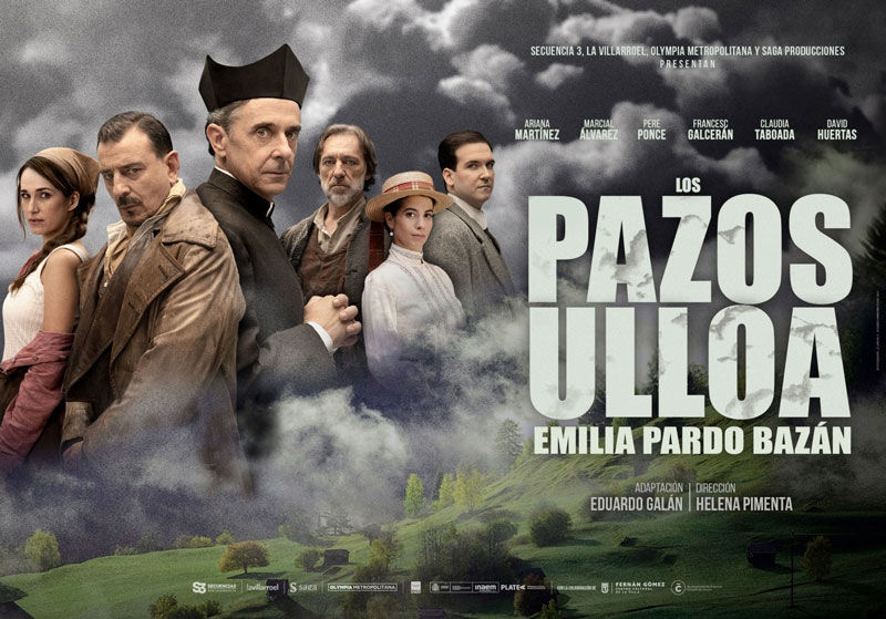La adaptación teatral de Los Pazos de Ulloa, el viernes 21 de octubre en el Teatro Emilio Gavira