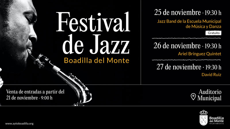 <strong>Música de las Big Bands americanas y ritmos cubanos, en el Festival de Jazz de Boadilla del Monte</strong>