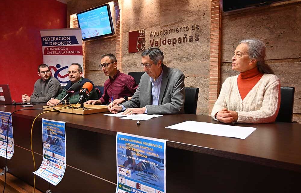 <strong>Valdepeñas acoge este sábado el V Open Nacional de Natación Adaptada y el IV Campeonato Regional</strong>