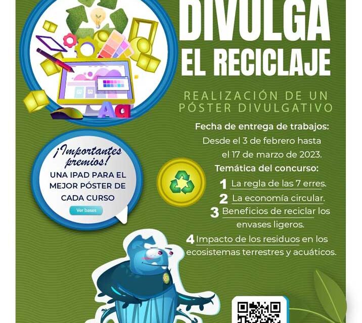 <strong>Se abre el plazo del Concurso “Divulga el reciclaje”, del Consorcio RSU de Ciudad Real, para estudiantes de Secundaria y Bachiller</strong>
