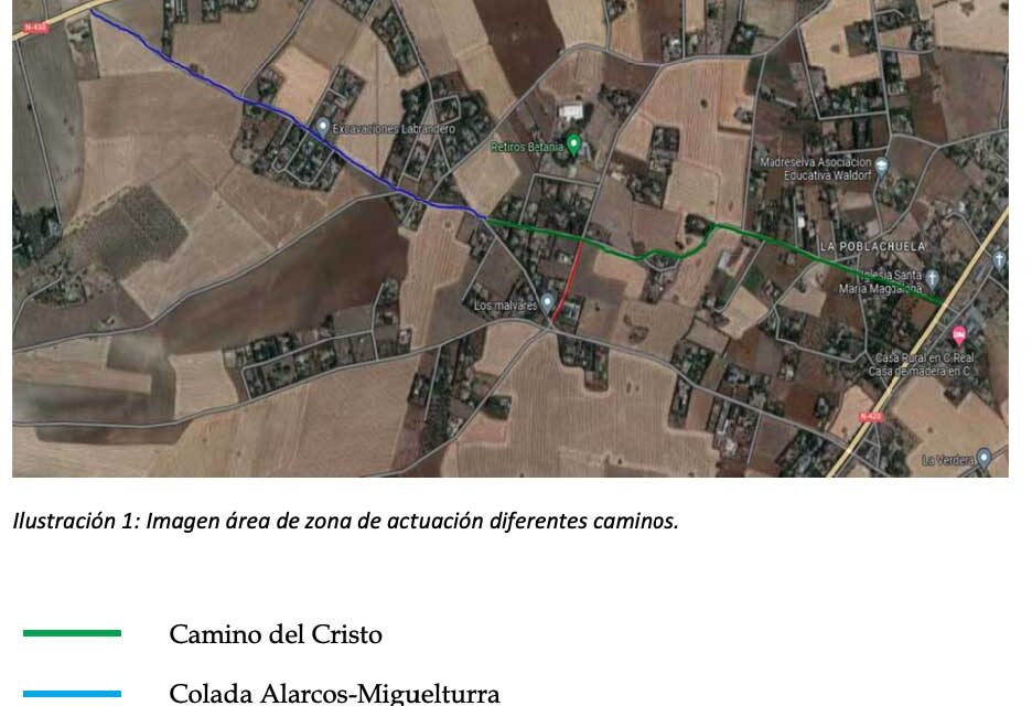 El Ayuntamiento de Ciudad Real arreglará nuevos caminos en La Poblachuela