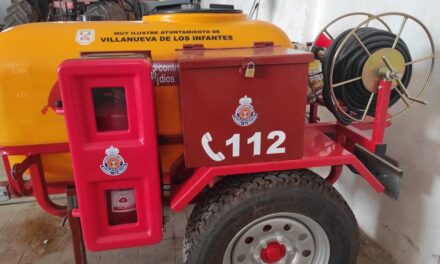 La Agrupación de Voluntarios de Protección Civil 030 de Villanueva de los Infantes cuenta con un nuevo dispositivo contra incendios