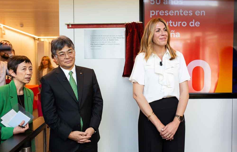 Paloma Tejero participó en la inauguración de las nuevas oficinas de Fujitsu en Pozuelo