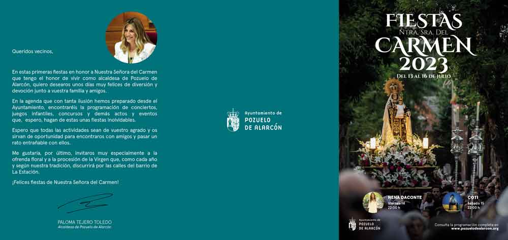 Arrancan las fiestas de Nuestra Señora del Carmen de Pozuelo de Alarcón