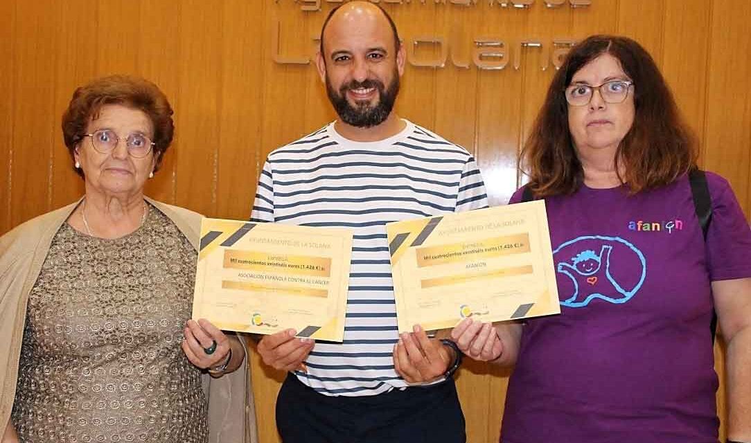 El Ayuntamiento de La Solana entrega la recaudación de la comida solidaria