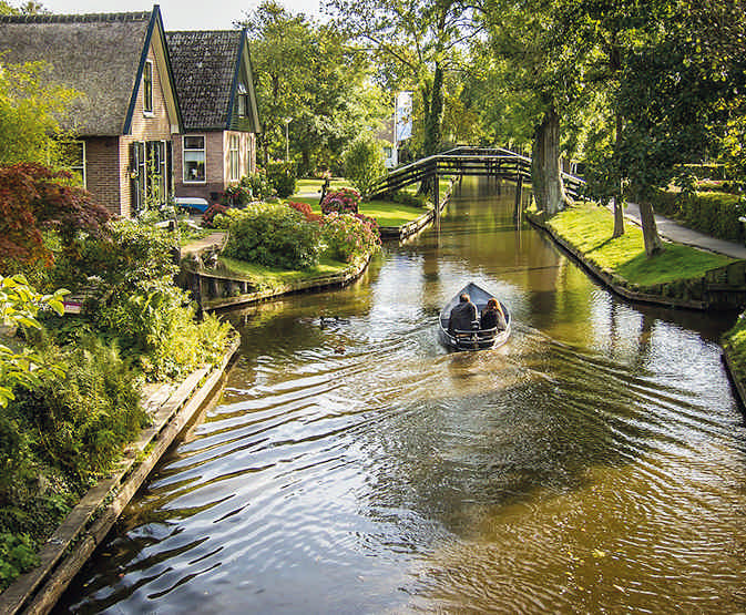 Hay un pueblo en Holanda que no tiene calles, sólo canales