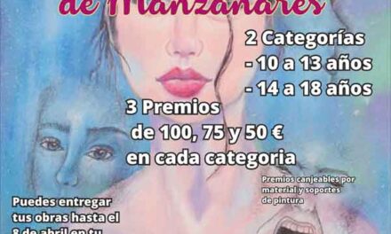 Convocada la séptima edición del certamen de pintura escolar ‘Jóvenes artistas de Manzanares’