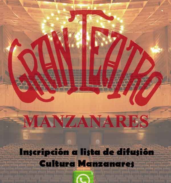 El Ayuntamiento de Manzanares crea una lista de difusión de WhatsApp para promocionar la programación cultural