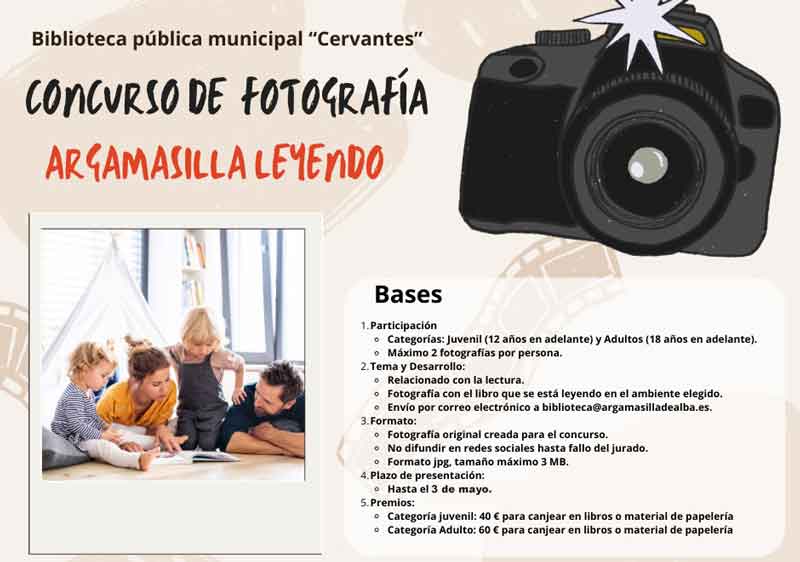 Argamasilla de Alba celebra “Abril, mes de las letras” con un concurso fotográfico