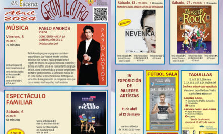 El concierto de Pablo Amorós abre la programación del mes de abril en el Gran Teatro