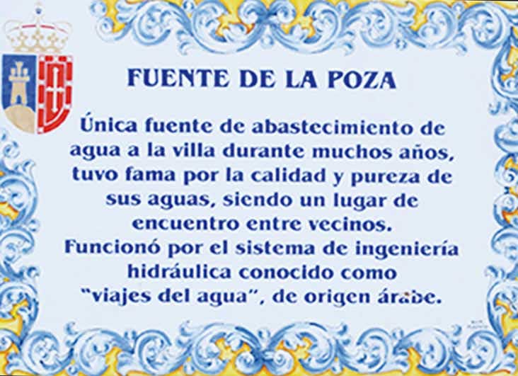 El viaje de agua de La Poza. Un patrimonio olvidado