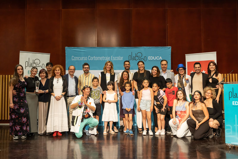 La alcaldesa de Pozuelo participa en la entrega de premios del II Concurso de Cortometrajes Escolar Platino Educa