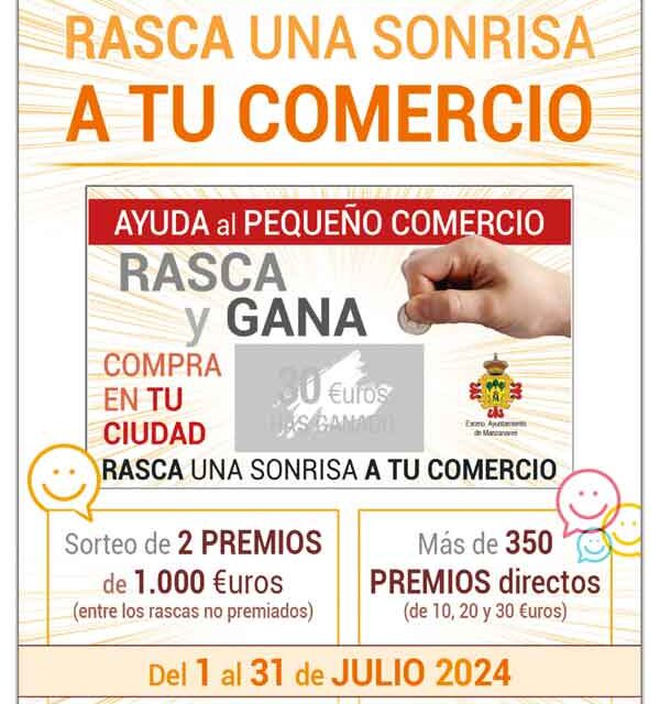 ¡Comprar en julio en el pequeño comercio de Manzanares tendrá premio!