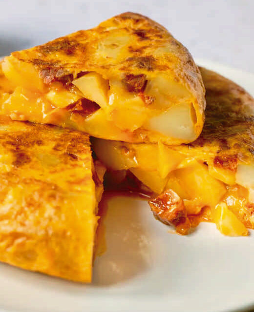 Tortilla sin “con” pero con “y”
