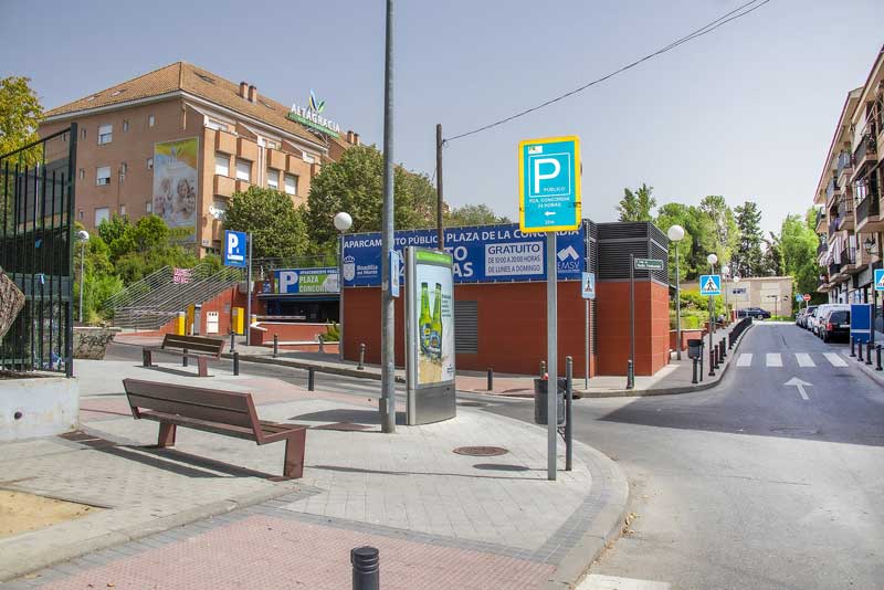 Crecen casi un 31 % los ingresos del aparcamiento Plaza de la Concordia, a pesar ser gratis de 10:00 a 20:00 horas