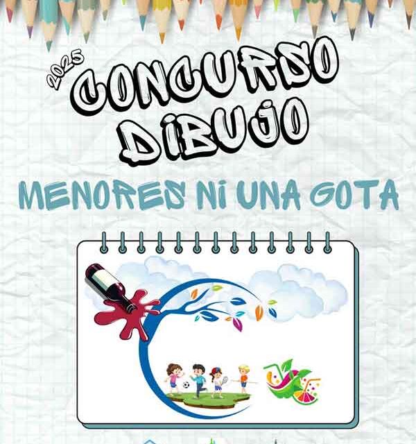Ya se pueden presentar los dibujos al concurso ‘Menores ni una gota 2025’
