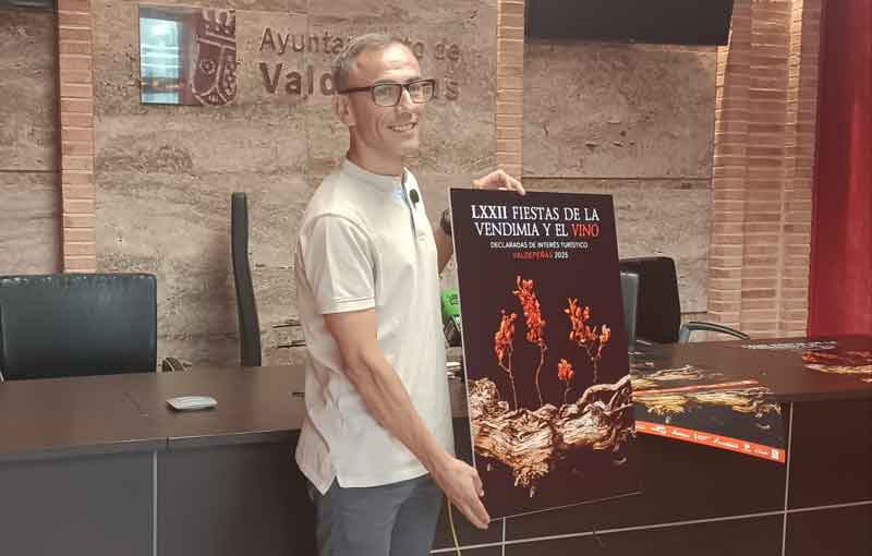 Presentado el cartel que representará las LXXII Fiestas de la Vendimia y el Vino de Valdepeñas
