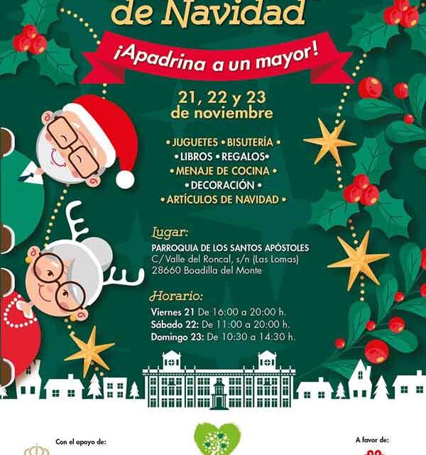 La Asociación Boadilla Solidaria organiza un rastrillo benéfico los días 21, 22 y 23 de noviembre