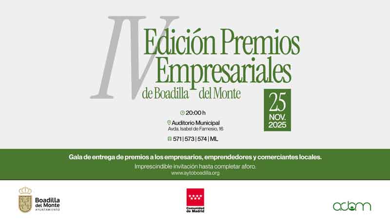 Ya están disponibles las invitaciones para la gala de entrega de los IV Premios Empresariales